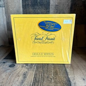 Trivial Pursuit Genus II Edition Subsidiary Card Set Vtg New Sealed 1984